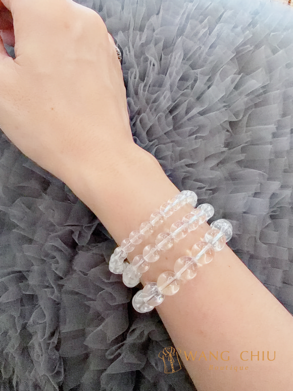 8MM) 高品全淨體白水晶251264-2 {預購+現貨} | WANG CHIU Boutique